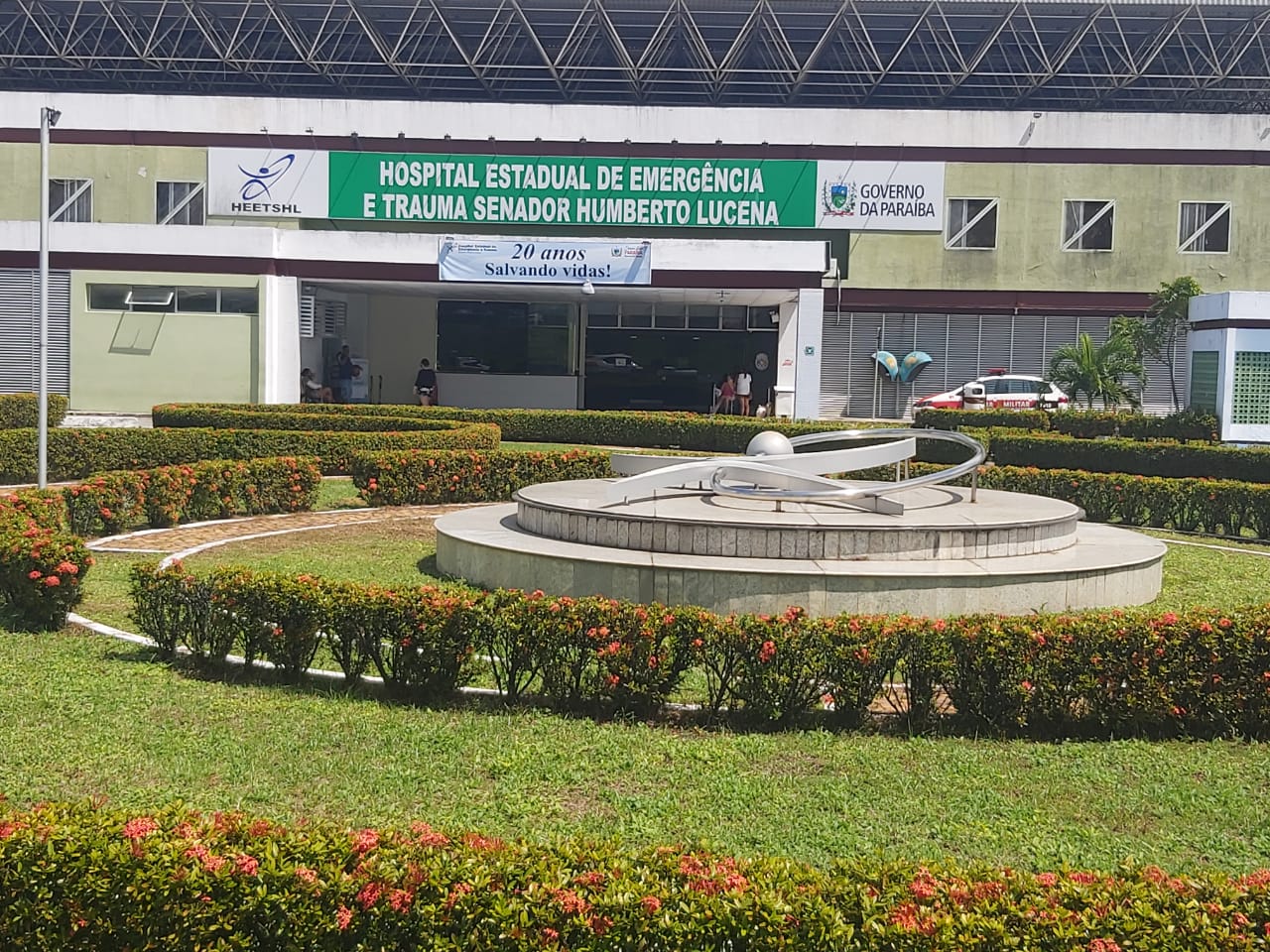 Faixada do Hospital de Trauma de João Pessoa