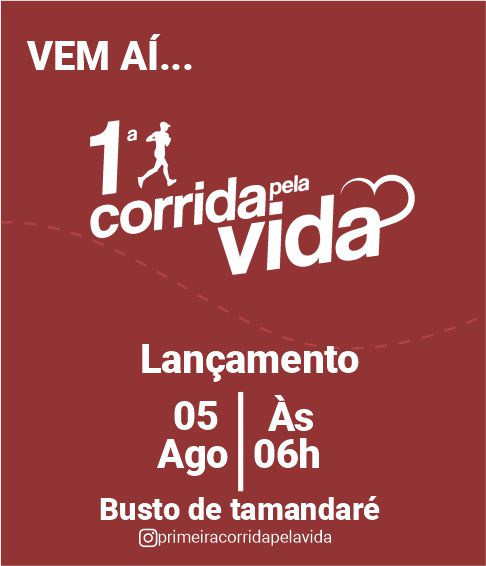 lançamento 1º Corrida pela vida