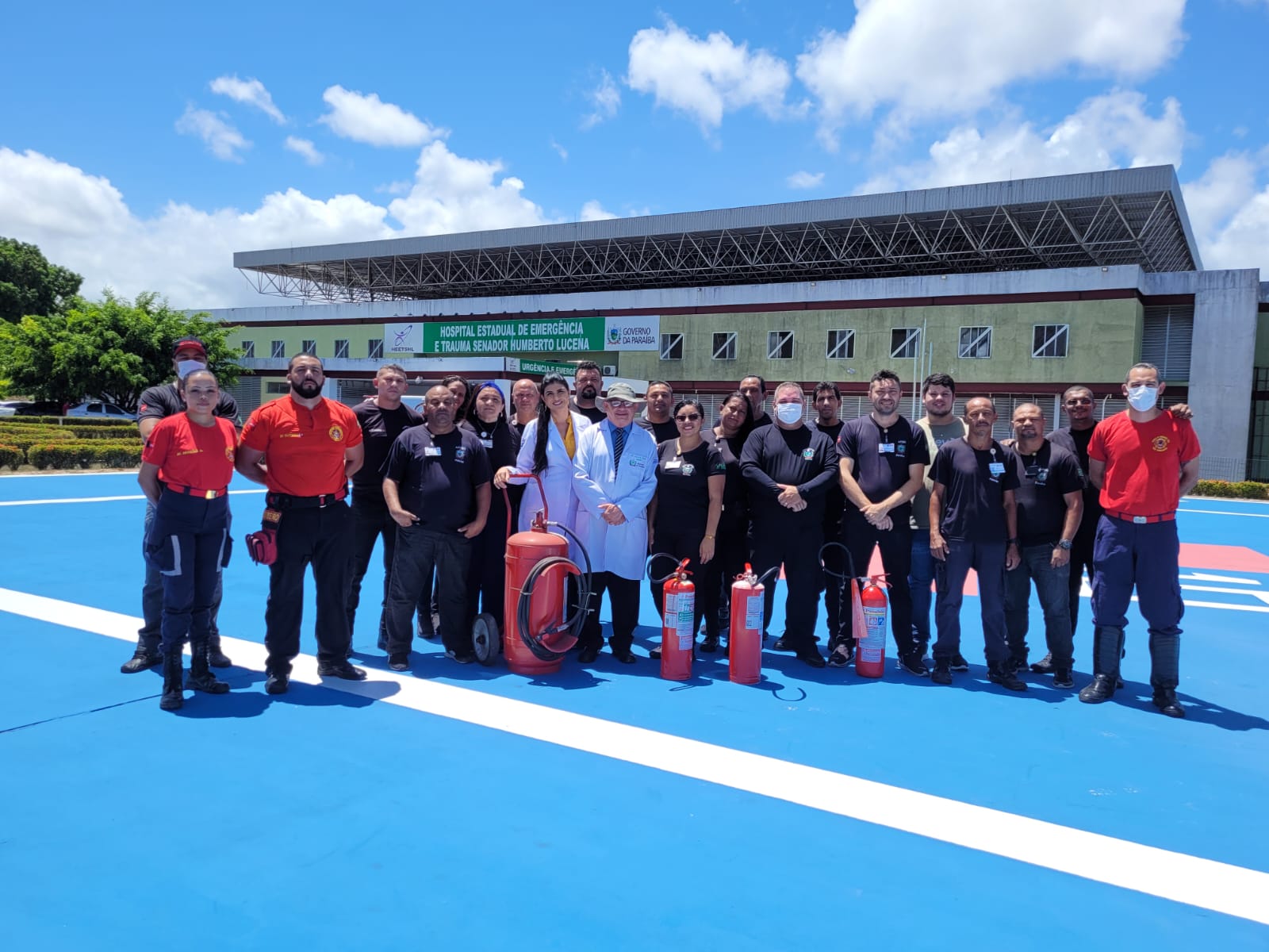 Colaboradores do Hospital de Trauma de João Pessoa recebem formação em curso de Brigada de Incêndio