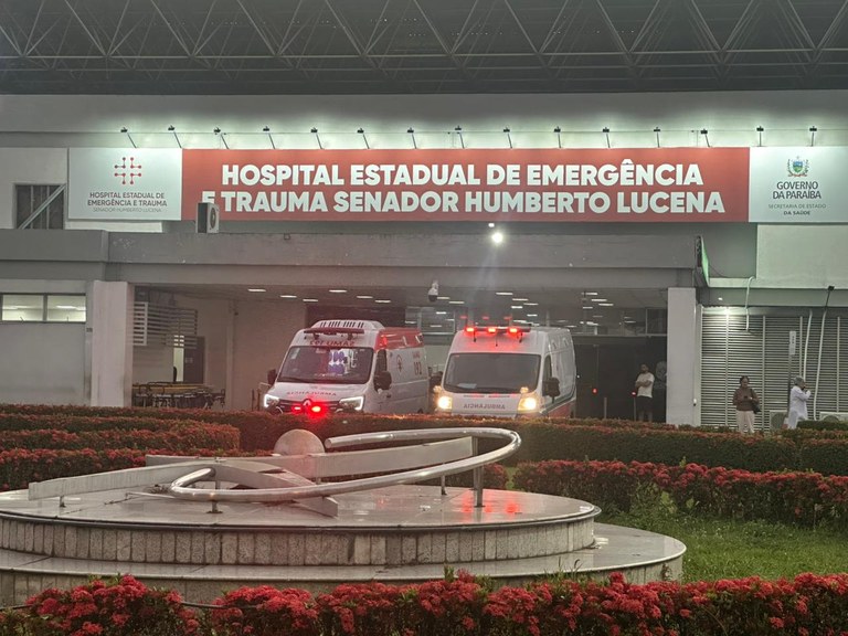 Fachada do Hospital de Trauma de João Pessoa