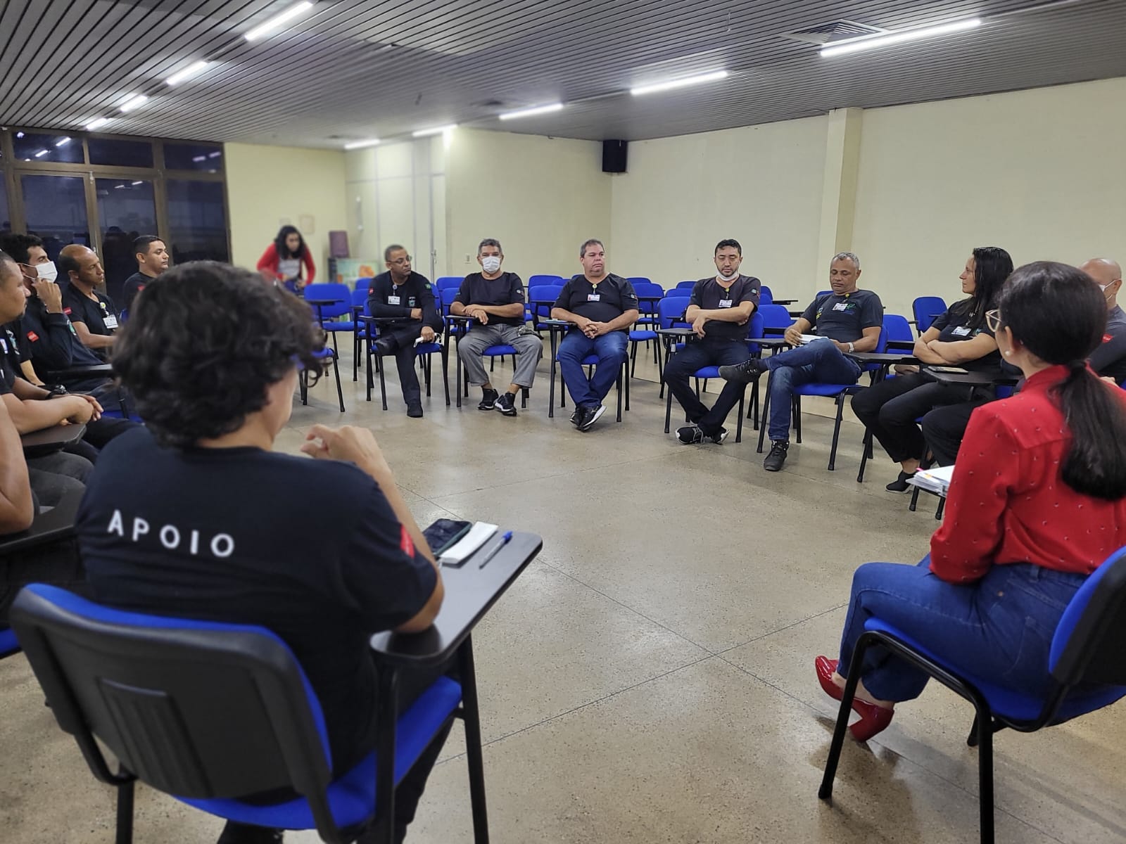 Equipe de apoio do Hospital de Trauma