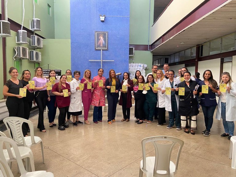 Palestra de Combate a violência contra a mulher.