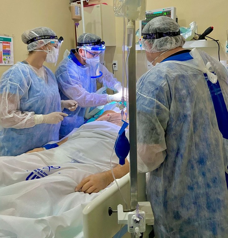 Cirurgia no Hospital de Trauma