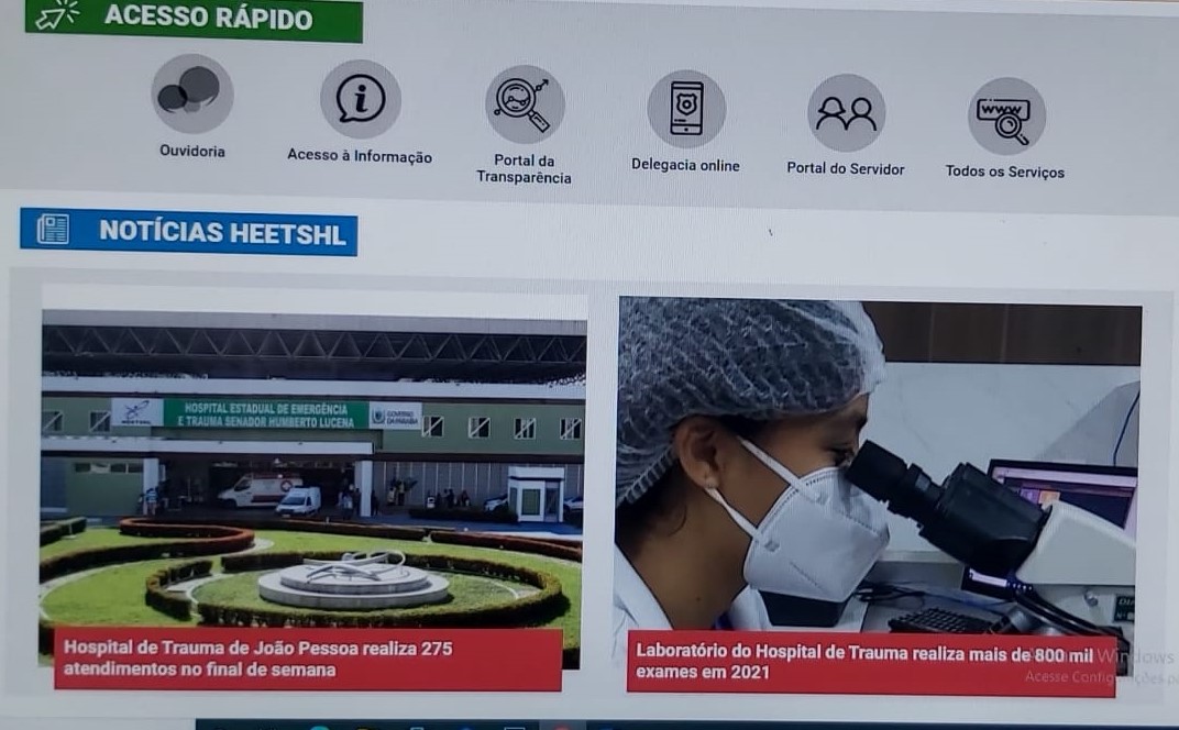 Novo site do Hospital de Trauma de João Pessoa é Inaugurado